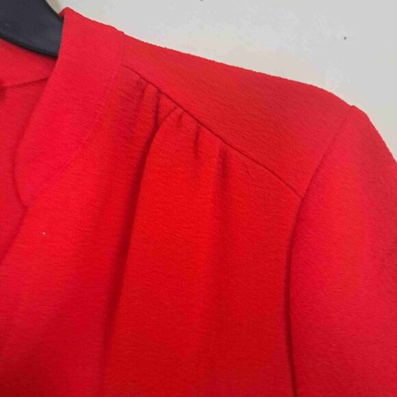 Lush Hailey Crepe Dress Red Size XS - Picture 6 of 7